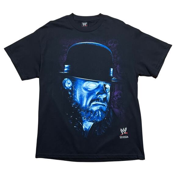 Vintage Y2K WWE Undertaker The Deadman Wrestling Graphic T-Shirt - Picture 1 of 3